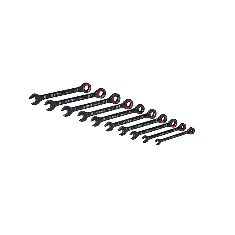 Set de llaves de carraca, 10 uds. Professional