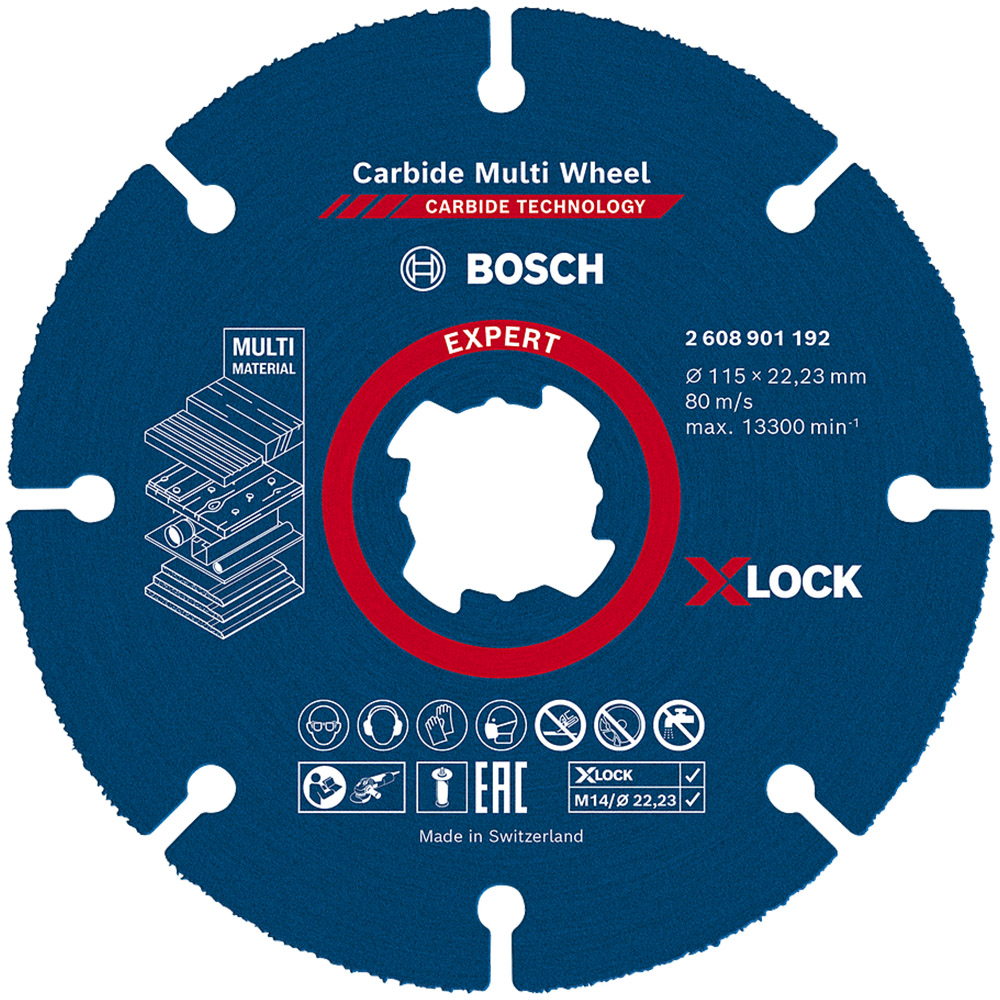 Disco de corte EXPERT Carbide Multi Wheel X-Lock, 1ud.