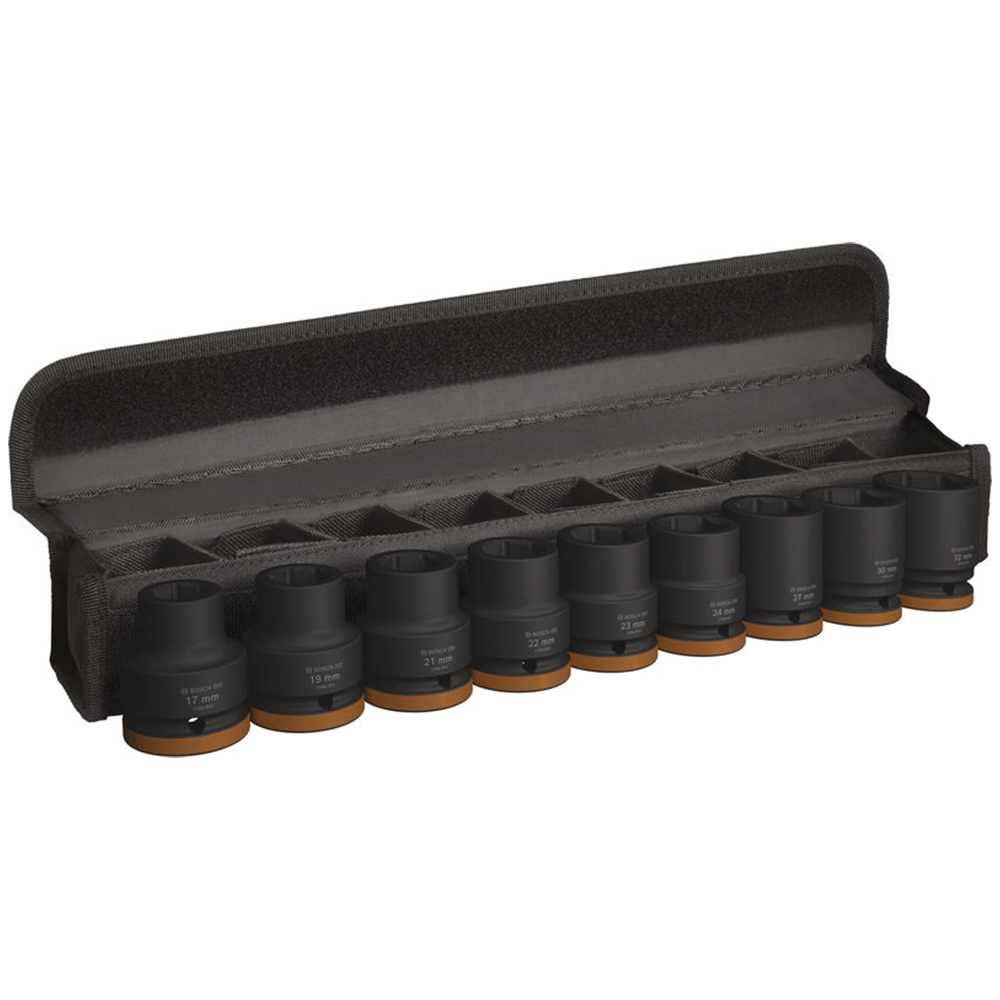 PRO Impact Socket Set, 3/4", estándar, 9 unidades